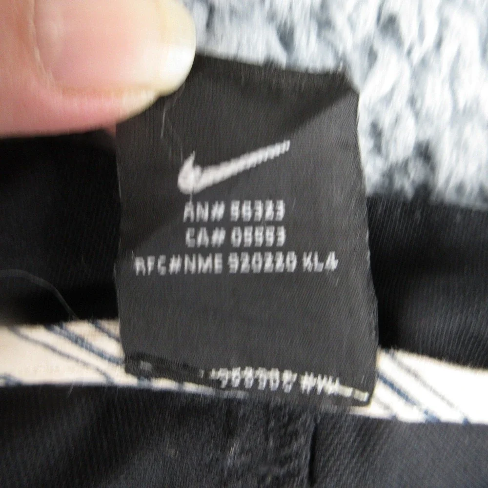 Nike Pants Mens 38x32 Black Pleated Cuffed Golf Chino 37x30.5*